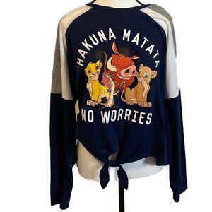 Disney HAKUNA MATATA LS t-shirt with front tie - XL